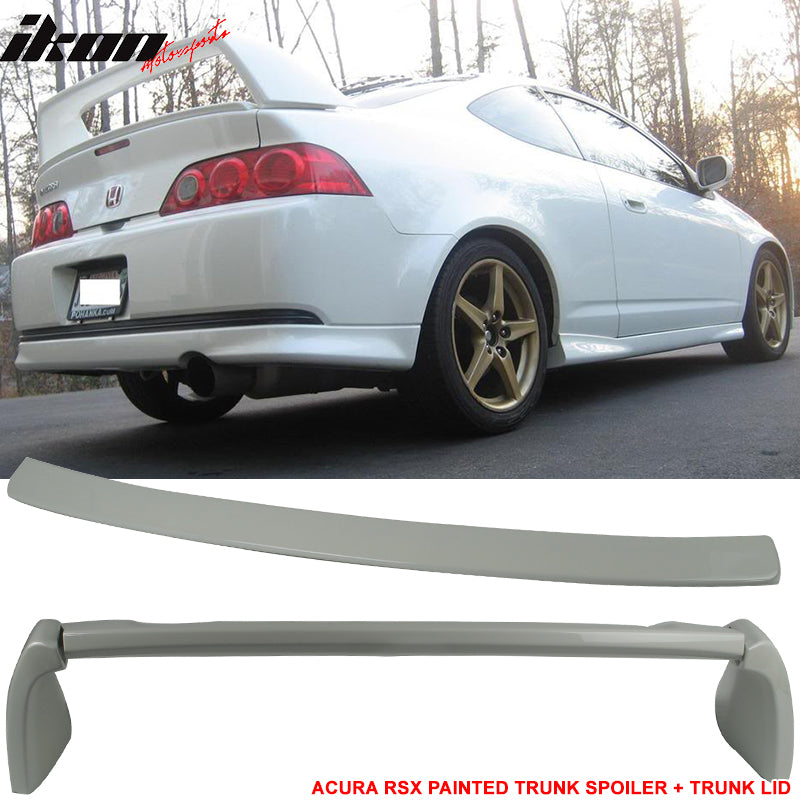 2002-2006 Acura RSX T-R Aspec Painted #NH624P Rear Spoiler Wing + Lid