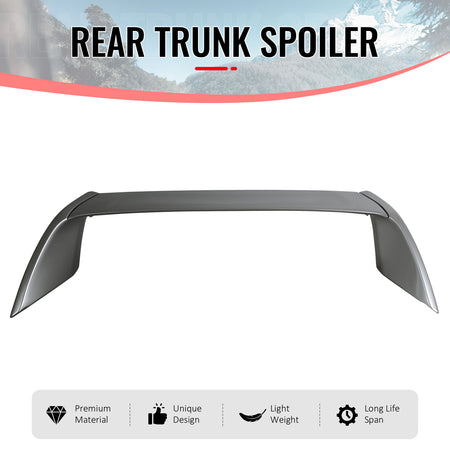Fits 02-06 Acura RSX DC5 Type R TR Rear Trunk Spoiler Painted #NH700M Silver 3PC