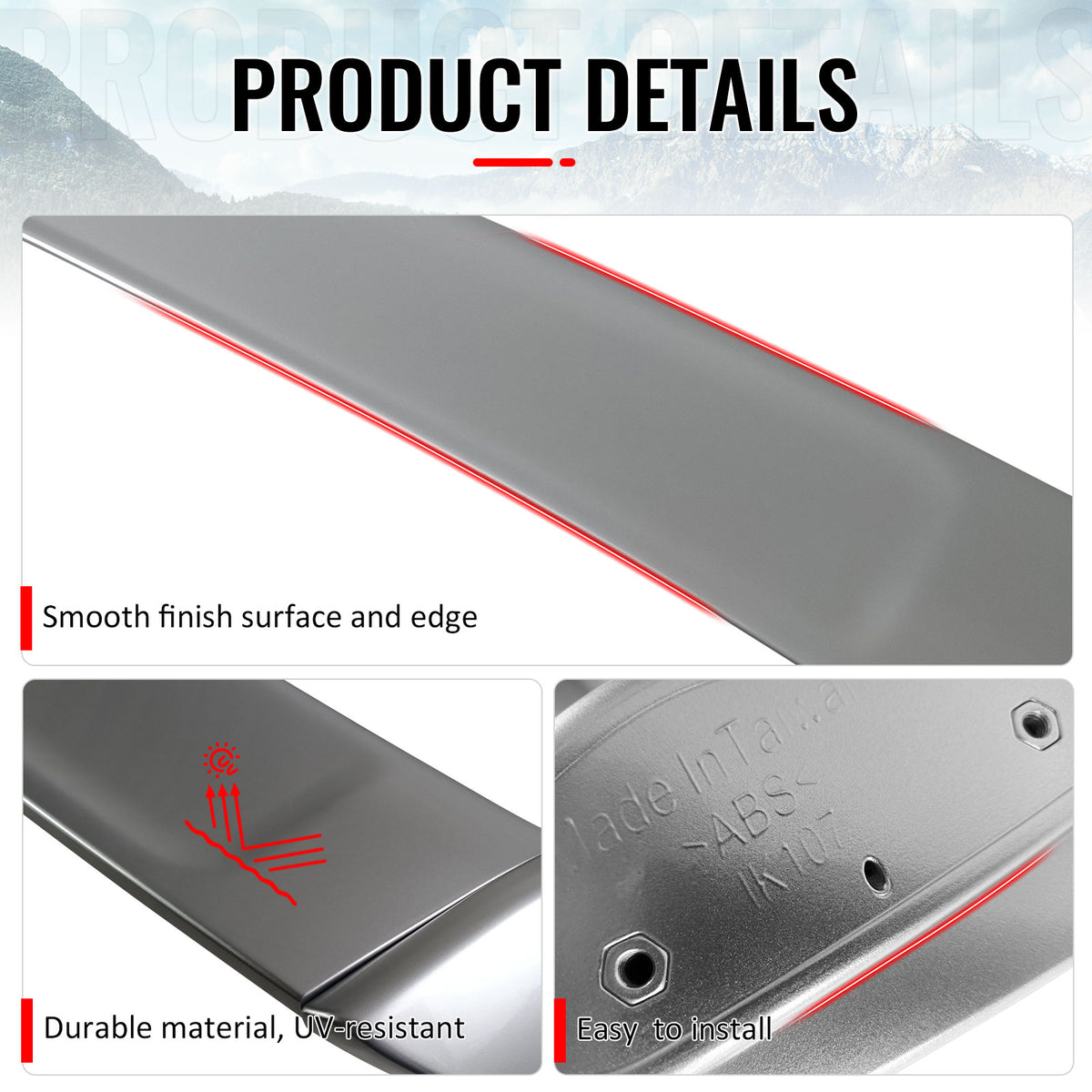 Fits 02-06 Acura RSX DC5 Type R TR Rear Trunk Spoiler Painted #NH700M Silver 3PC