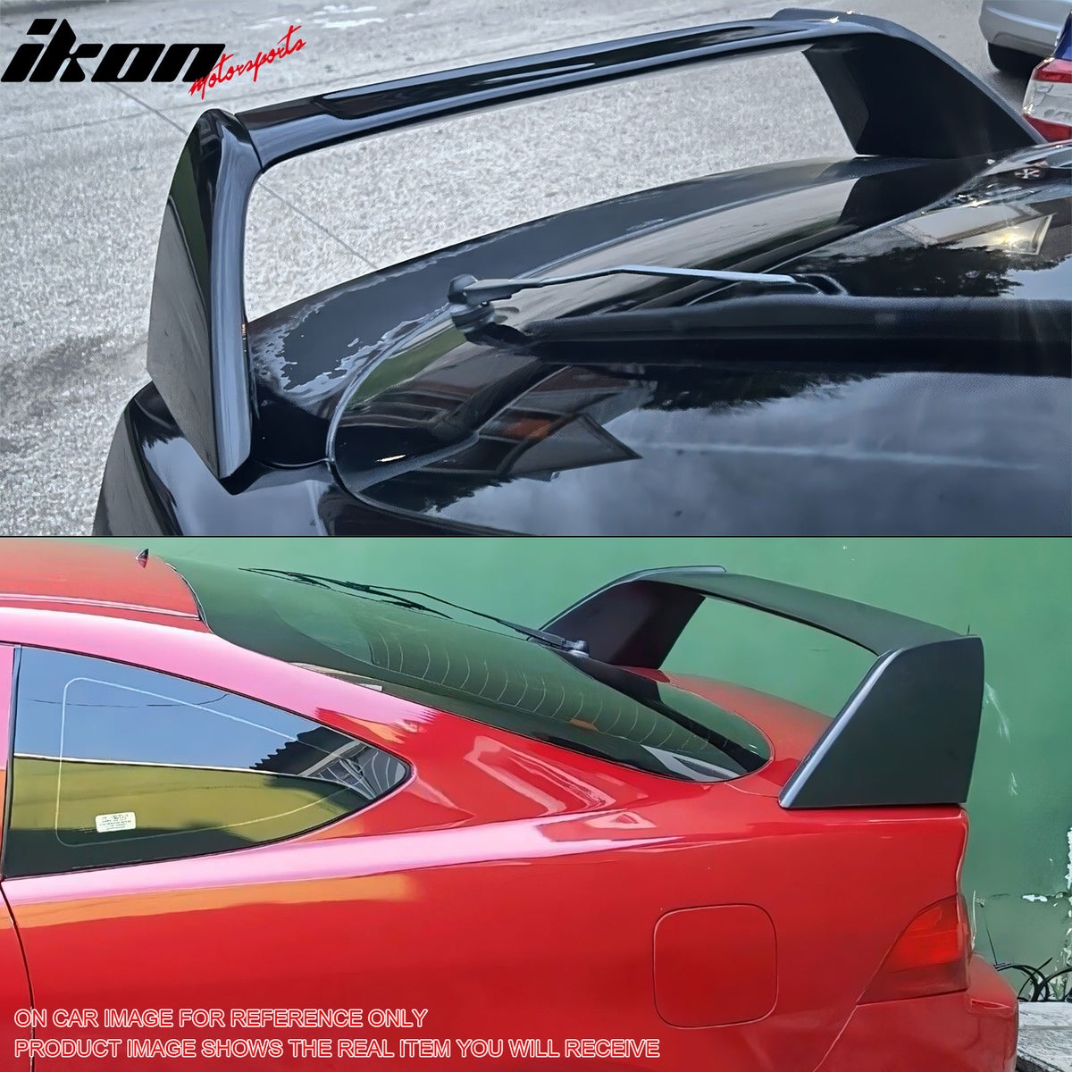 Fits 02-06 Acura RSX DC5 Type R TR Rear Trunk Spoiler Wing Painted #R81 Red 3PCS