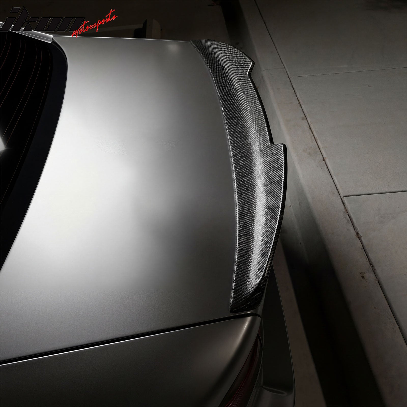 Fits 04-08 Acura TL 4DR Trunk Spoiler Carbon Fiber Print PSM Style Rear Wing ABS