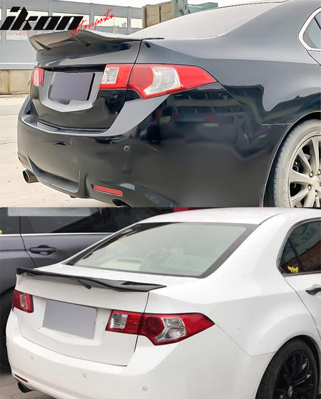 Fits 09-14 Acura TSX Sedan R Style Highkick Trunk Spoiler Wing ABS