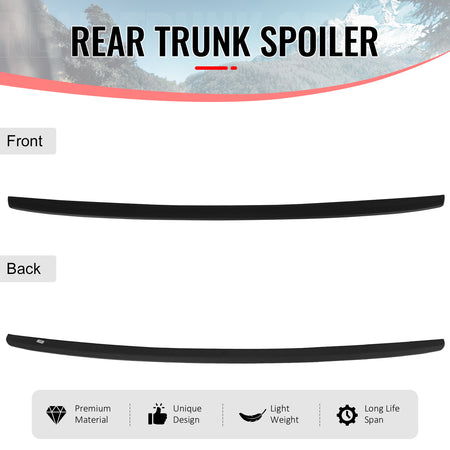 Fits 97-03 BMW 5 Series E39 M5 IKON Duckbill Rear Trunk Spoiler ABS Unpainted
