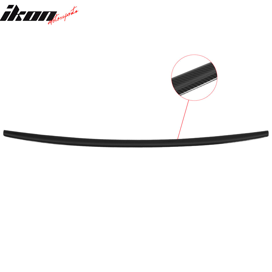 1997-2003 BMW E39 5-Series M5 Sedan IKON Style Carbon Fiber Print Trunk Spoiler ABS