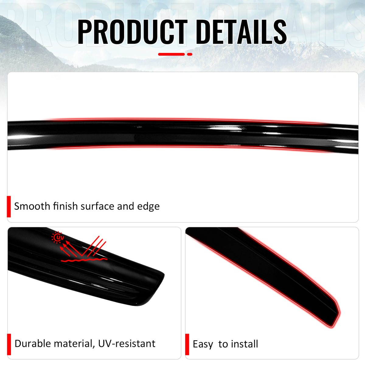 Fits 97-03 BMW 5 Series E39 M5 IKON Gloss Black Duckbill Rear Trunk Spoiler ABS