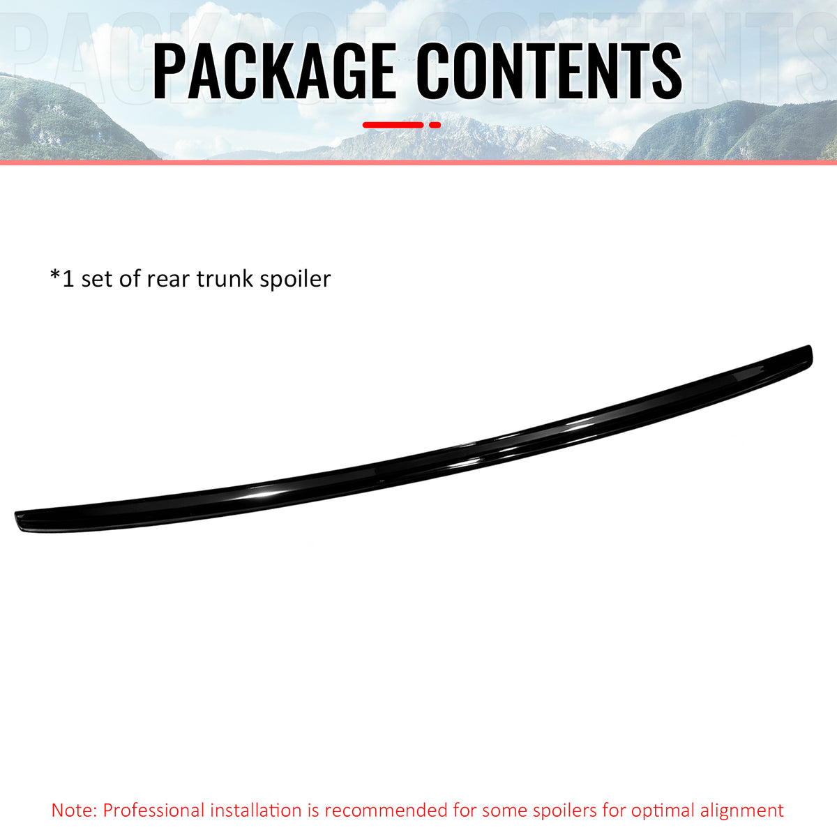 Fits 97-03 BMW 5 Series E39 M5 IKON Gloss Black Duckbill Rear Trunk Spoiler ABS