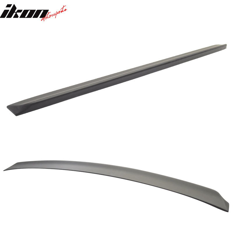 IKON MOTORSPORTS, Trunk Spoiler Compatible with 1999-2005 BMW E46 3-Series Sedan 4-Door, AC Style Painted ABS Plastic Rear Trunk Lid Spoiler Wing Lip