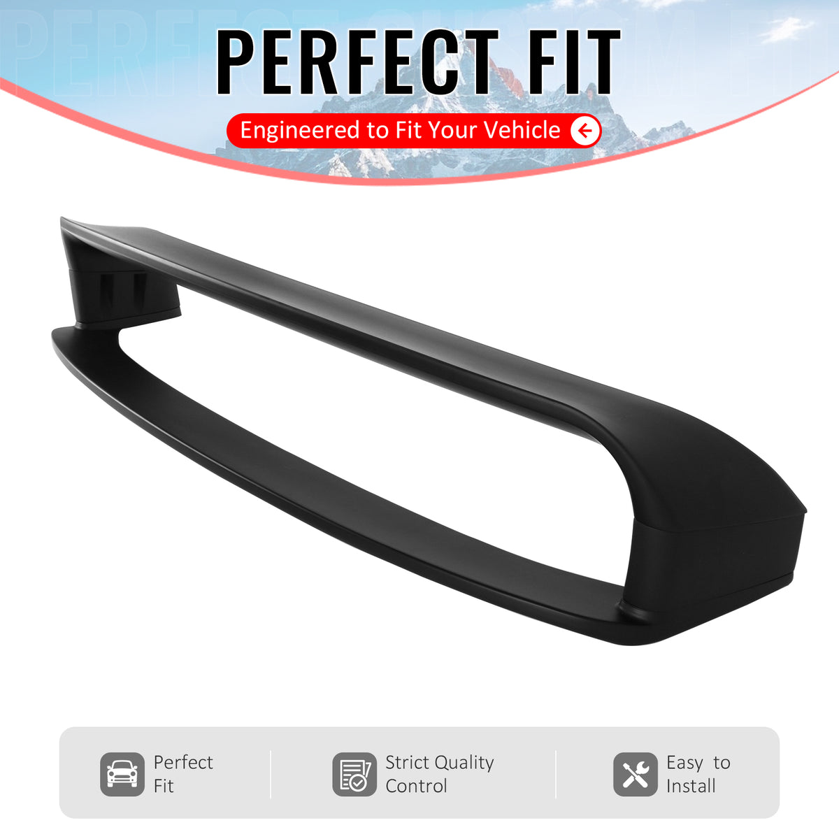 Fits 04-10 BMW E60 5 Series& M5 Sedan LTW GT Style Trunk Spoiler Wing ABS