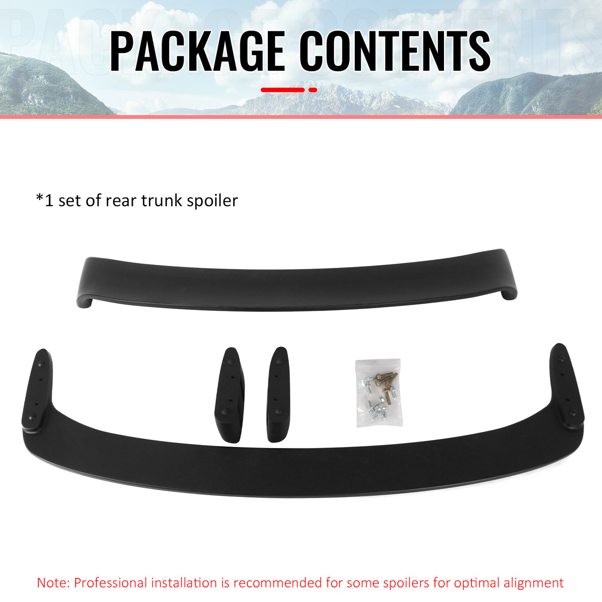 Fits 04-10 BMW E60 5 Series& M5 Sedan LTW GT Style Trunk Spoiler Wing ABS