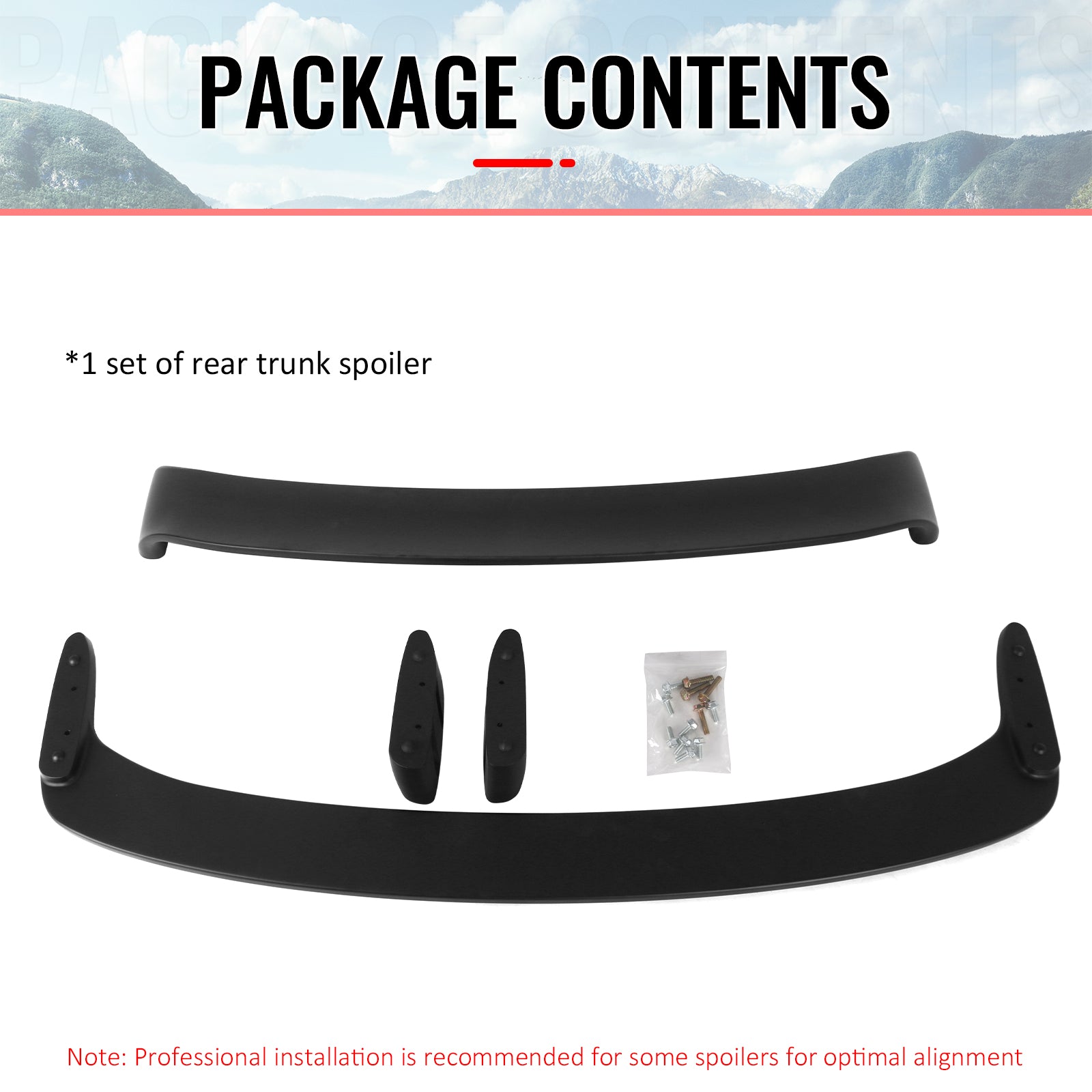 Fits 04-10 BMW E60 5 Series& M5 Sedan LTW GT Style Trunk Spoiler Wing ABS