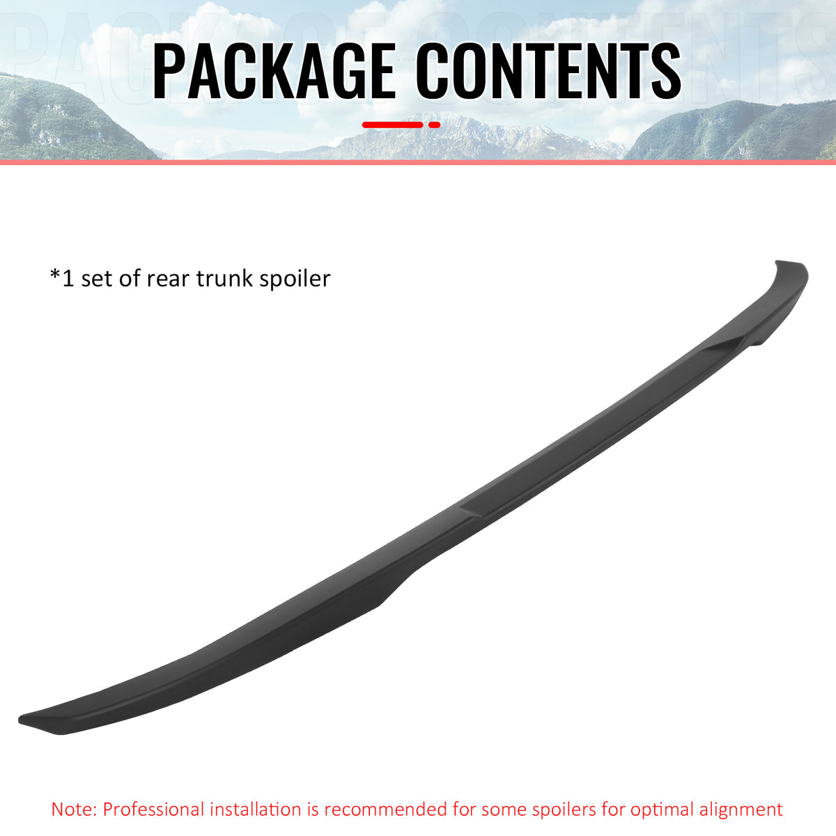 Fits 04-10 BMW E60 5 Series & M5 Sedan Rear Trunk Spoiler ABS - M4 Style