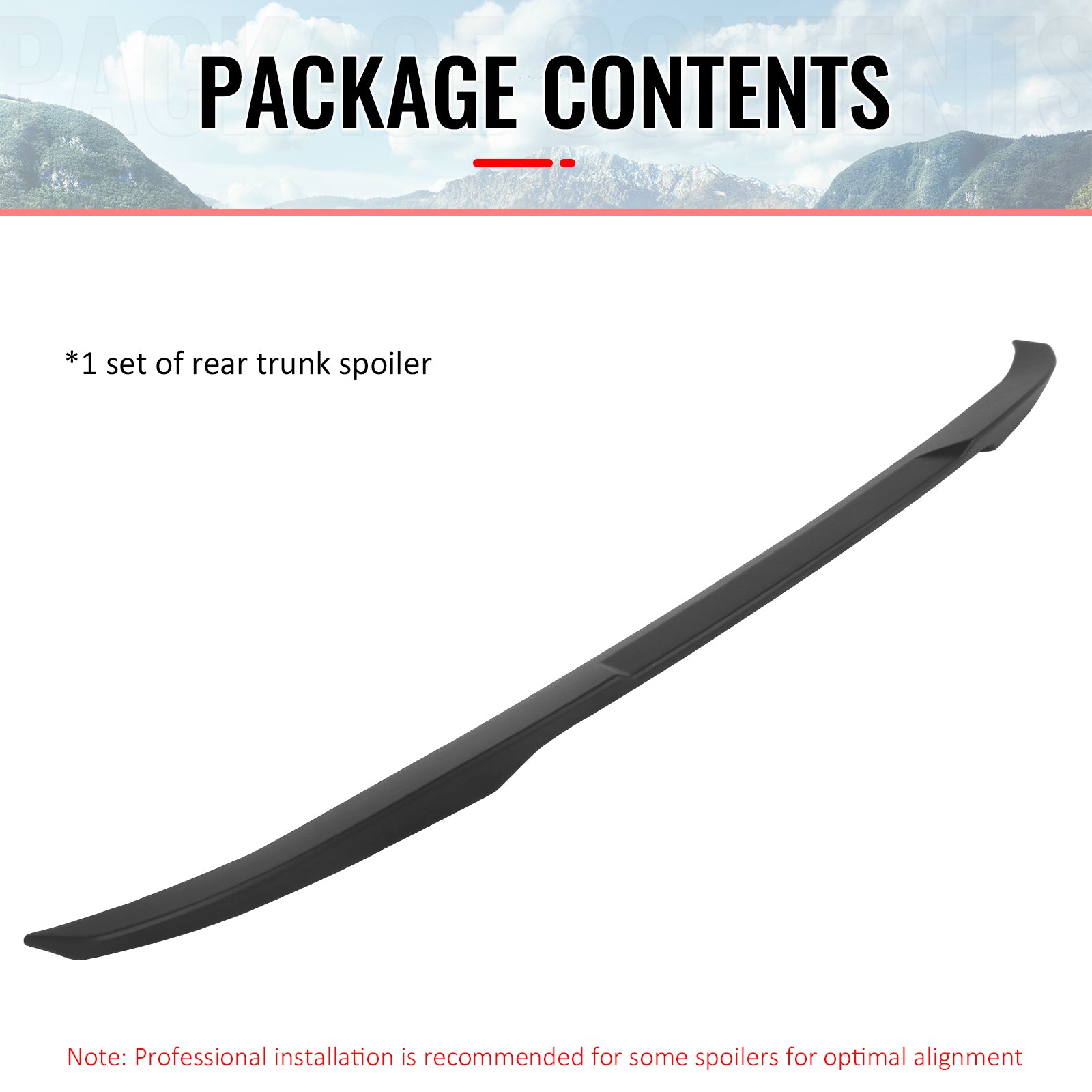 Fits 04-10 BMW E60 5 Series & M5 Sedan Rear Trunk Spoiler ABS - M4 Style