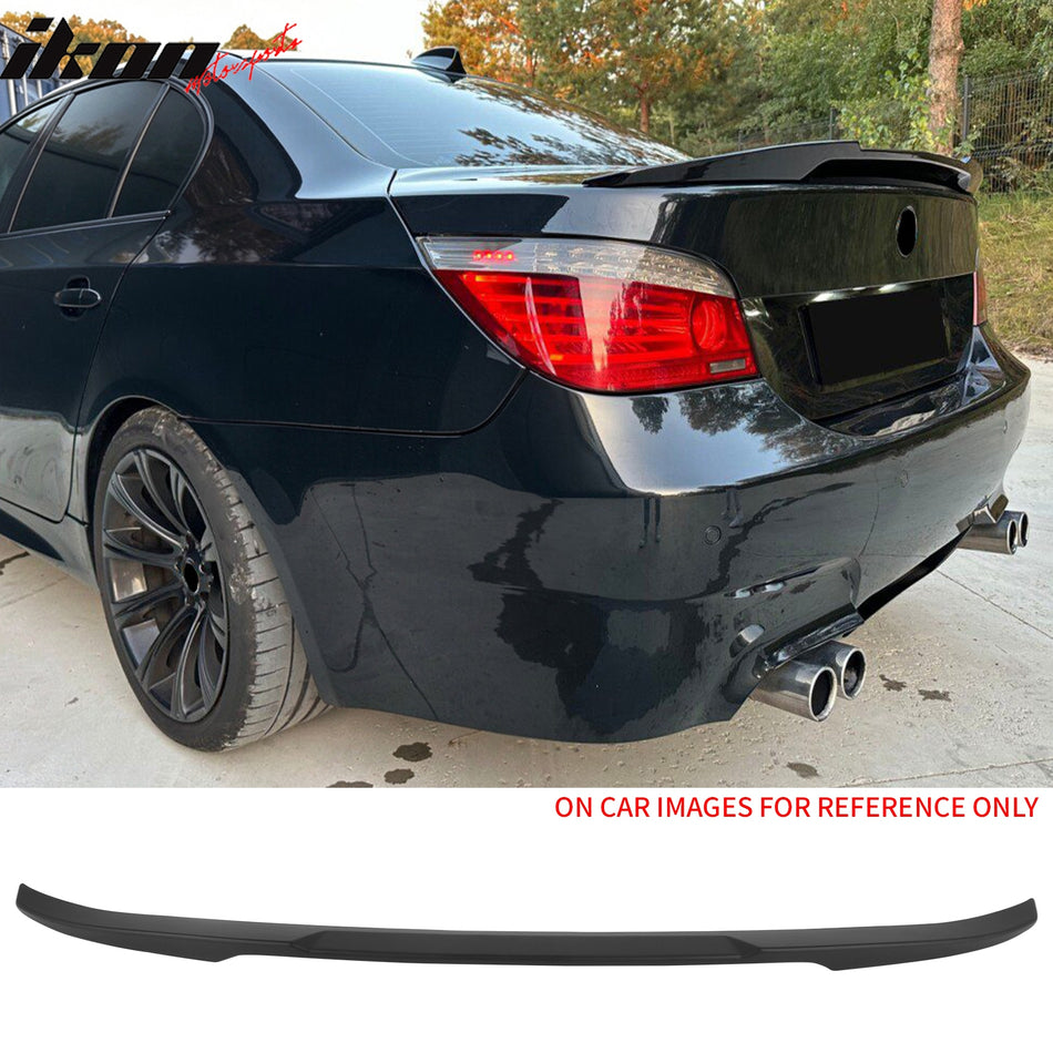 Fit 2004-2010 BMW E60 5 Series Sedan Trunk Spoiler M4 Style