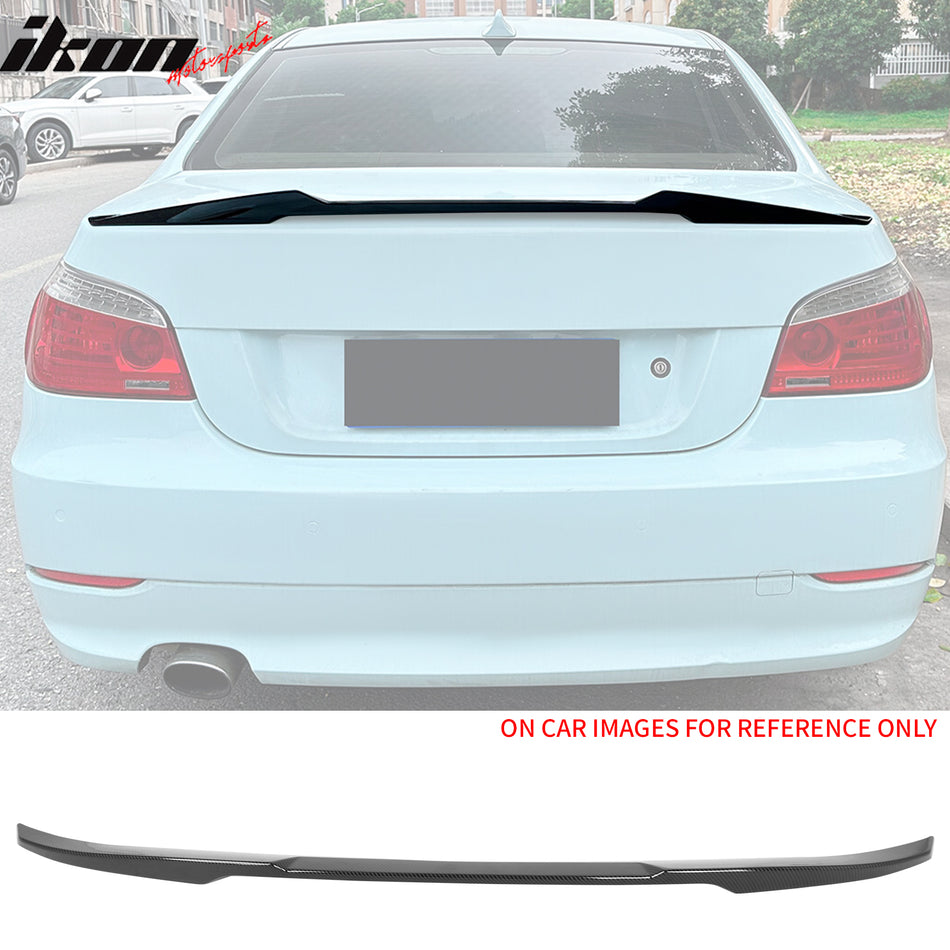 2004-2010 BMW E60 5 Series&M5 M4 Style Trunk Spoiler Carbon Fiber Look