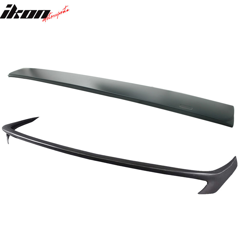 Fits 02-05 BMW E65 7-Series AC Style Trunk Spoiler PU + Roof Spoiler Unpainted