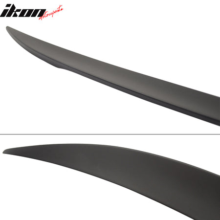 Fits 07-11 BMW E82 1 Series P Style Rear Trunk Spoiler Wing Matte Black ABS