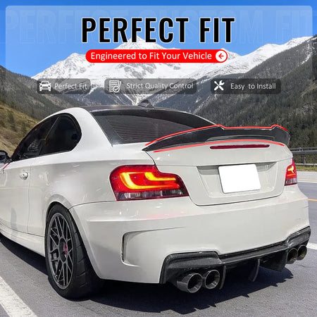 Fit 2008-2013 BMW E82 1 Series M Coupe Trunk Spoiler PSM Style