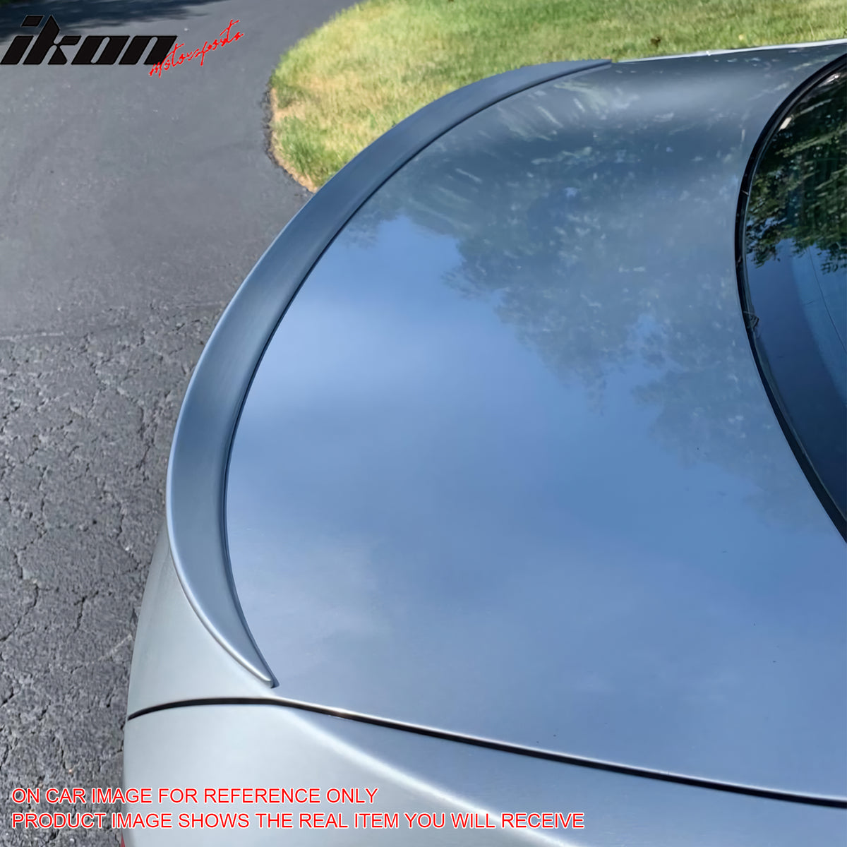 Fits 06-11 BMW E90 3-Series Trunk Spoiler M3 Style Rear Wing ABS Lip #354 Silver