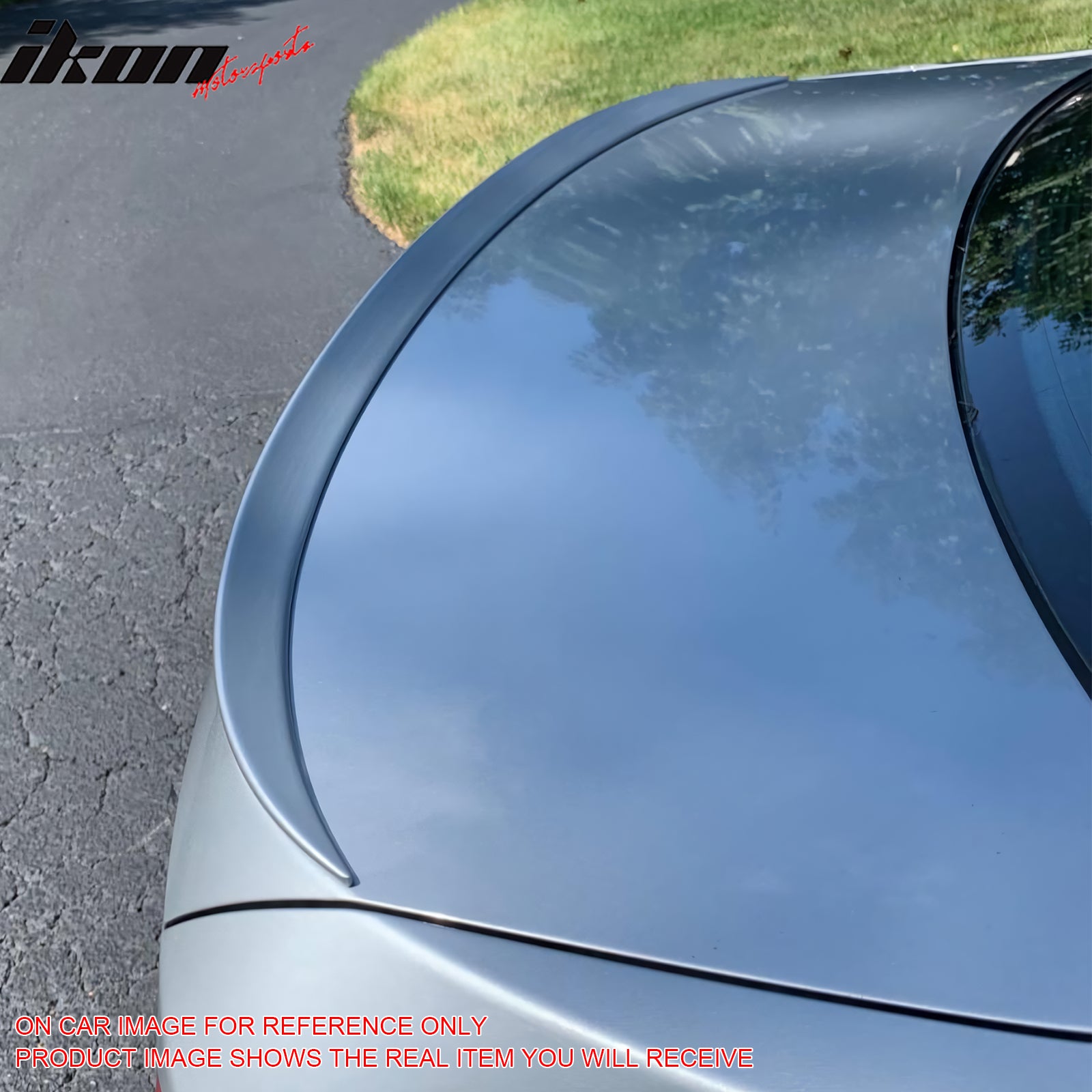 Fits 06-11 BMW E90 3-Series Trunk Spoiler M3 Style Rear Wing ABS Lip #354 Silver