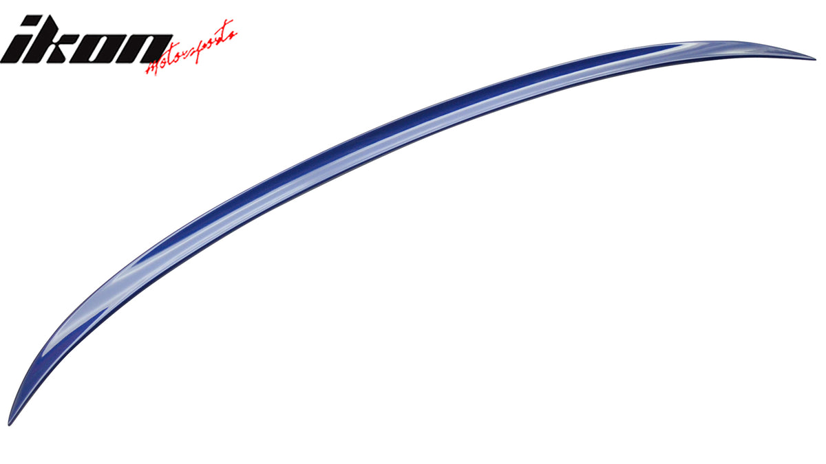 Fits 06-11 BMW E90 3-Series Trunk Spoiler M3 Style Rear Wing ABS Lip #381 Blue