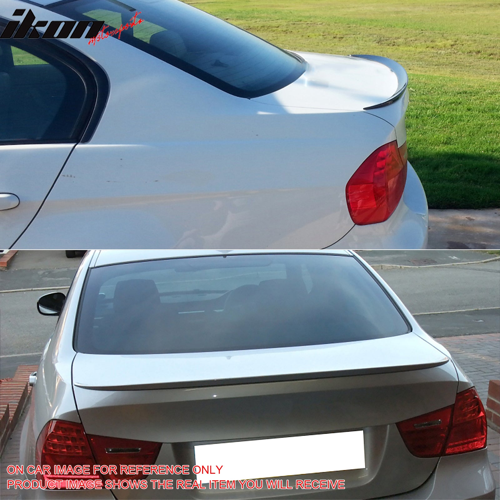 Fits 06-11 BMW E90 3-Series Trunk Spoiler M3 Style Rear Wing ABS #A22 Graphite