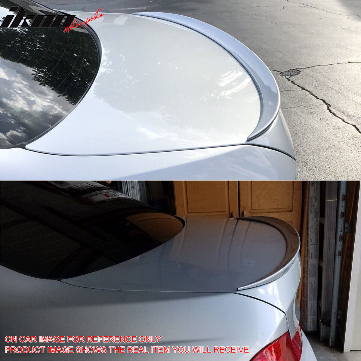 Fits 06-11 BMW E90 3-Series Trunk Spoiler M3 Style Rear Deck Wing ABS #A52 Gray