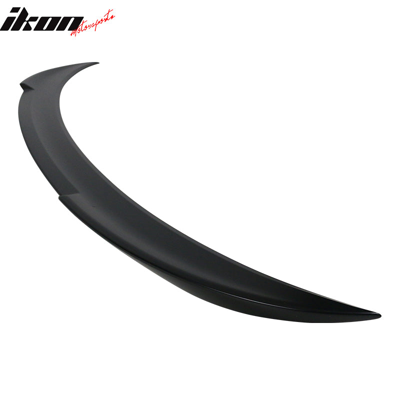 Fits 06-11 BMW E90 3 Series Sedan 4Dr M4 Style Trunk Spoiler Lip ABS Matte Black