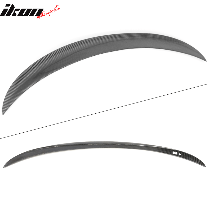 Fits 06-11 BMW E90 3 Series Sedan 4DR P Style Trunk Spoiler Wing Carbon Fiber CF