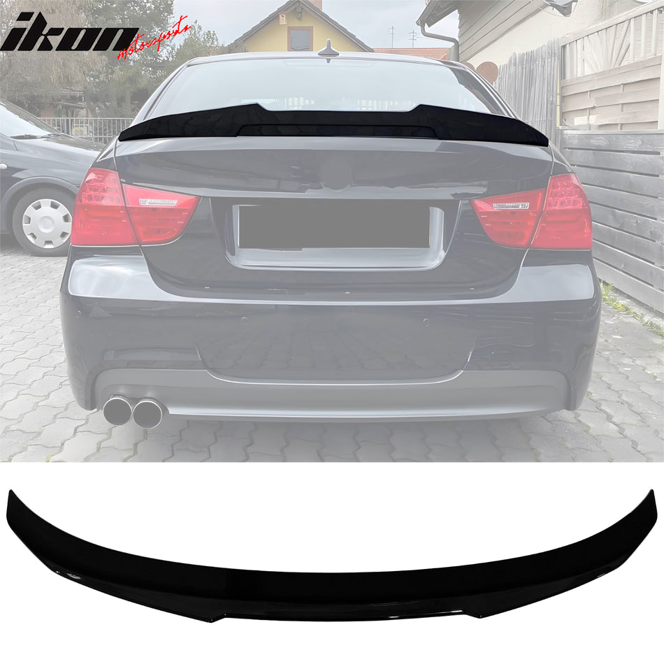 2006-2011 BMW E90 3-Series M3 Sedan PSM Gloss Black Trunk Spoiler ABS