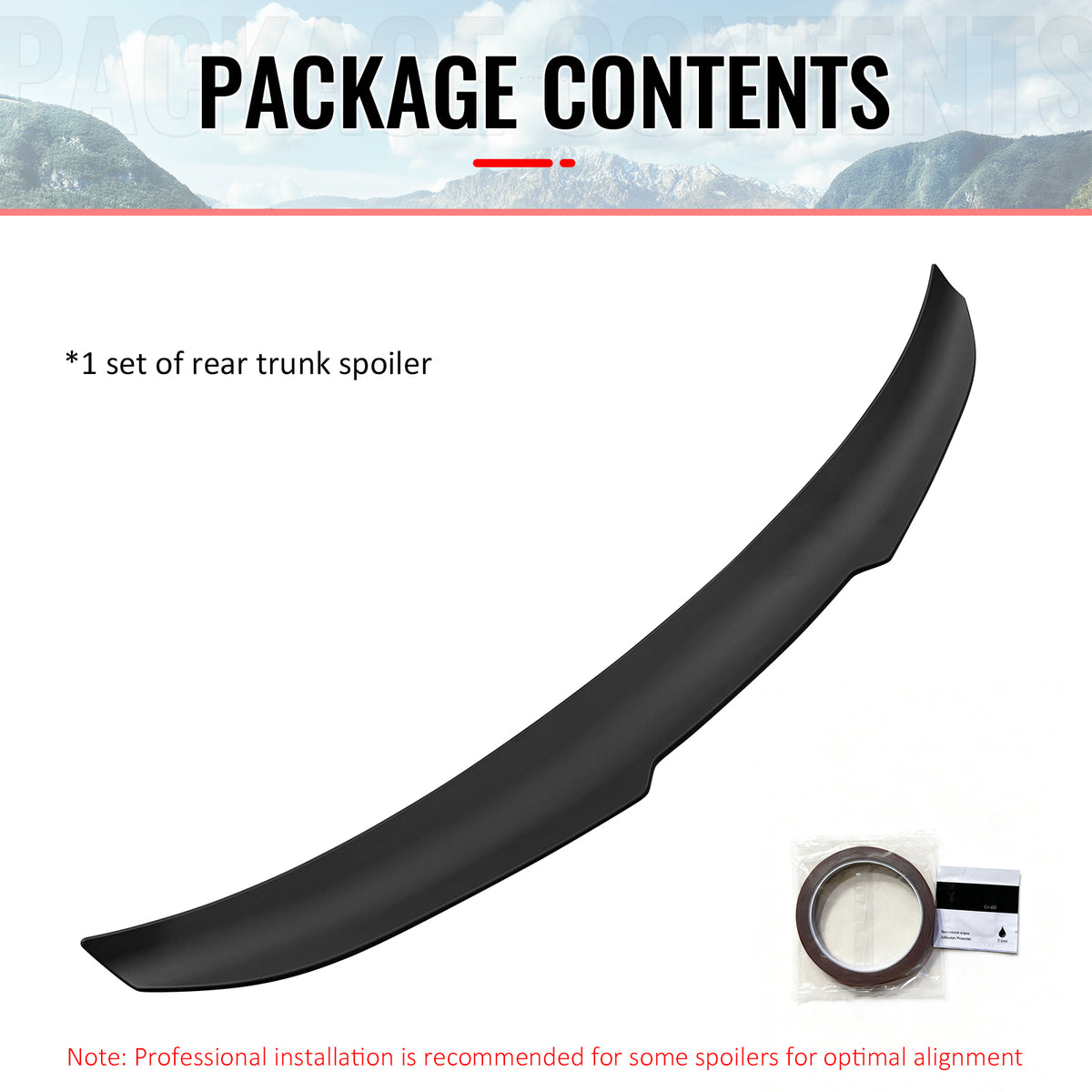 Fits 07-13 BMW E92 3-Series Coupe PSM Style Rear Trunk Spoiler Wing Matte Black