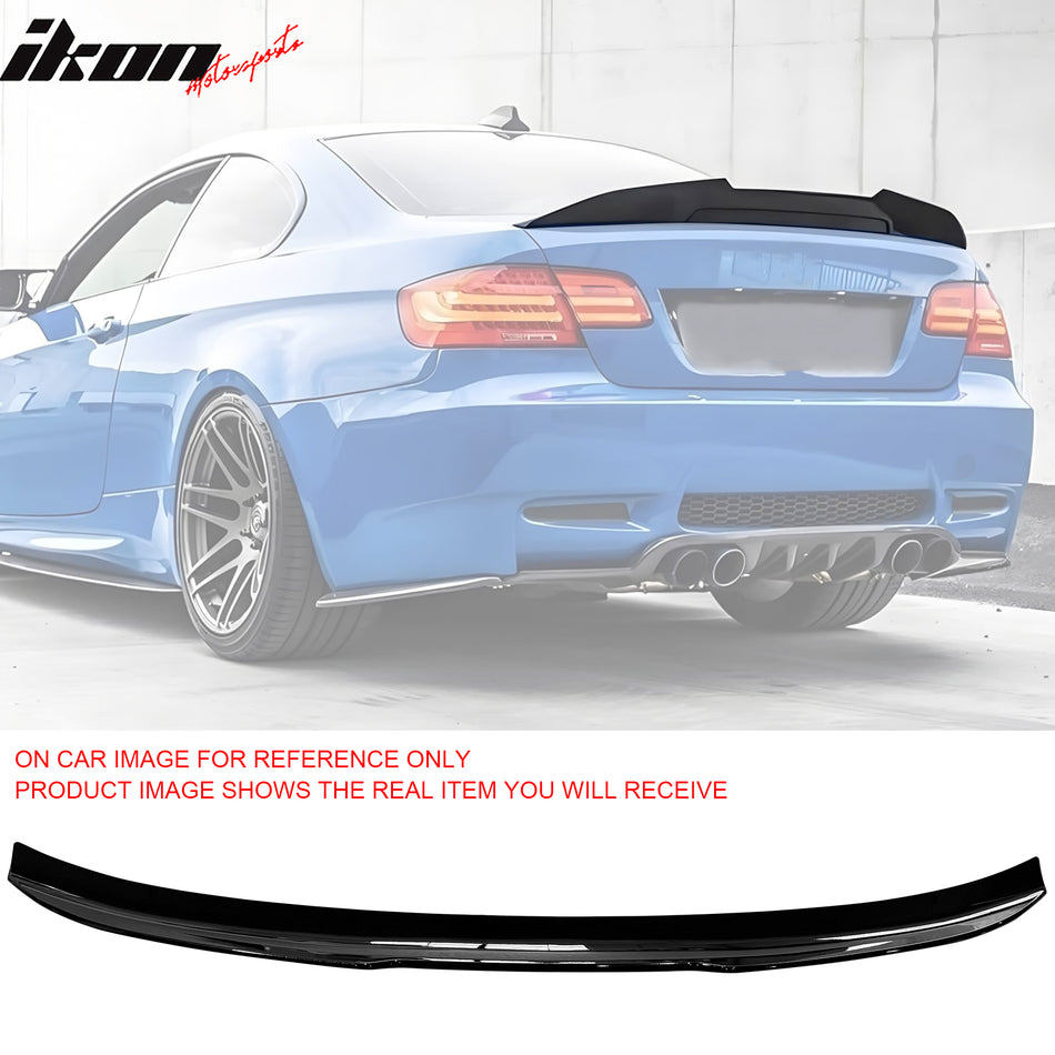 2007-2013 BMW E92 3-Series Coupe M3 PSM Gloss Black Trunk Spoiler ABS