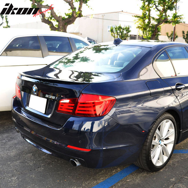 IKON MOTORSPORTS, Trunk Spoiler Compatible With 2011-2017 BMW 5