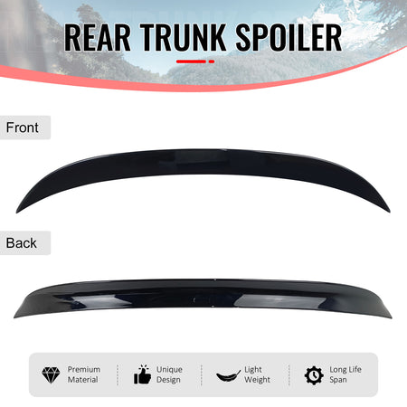 Fits 11-17 BMW F10 5 Series Sedan AC Style Trunk Spoiler ABS Painted #A76 Red