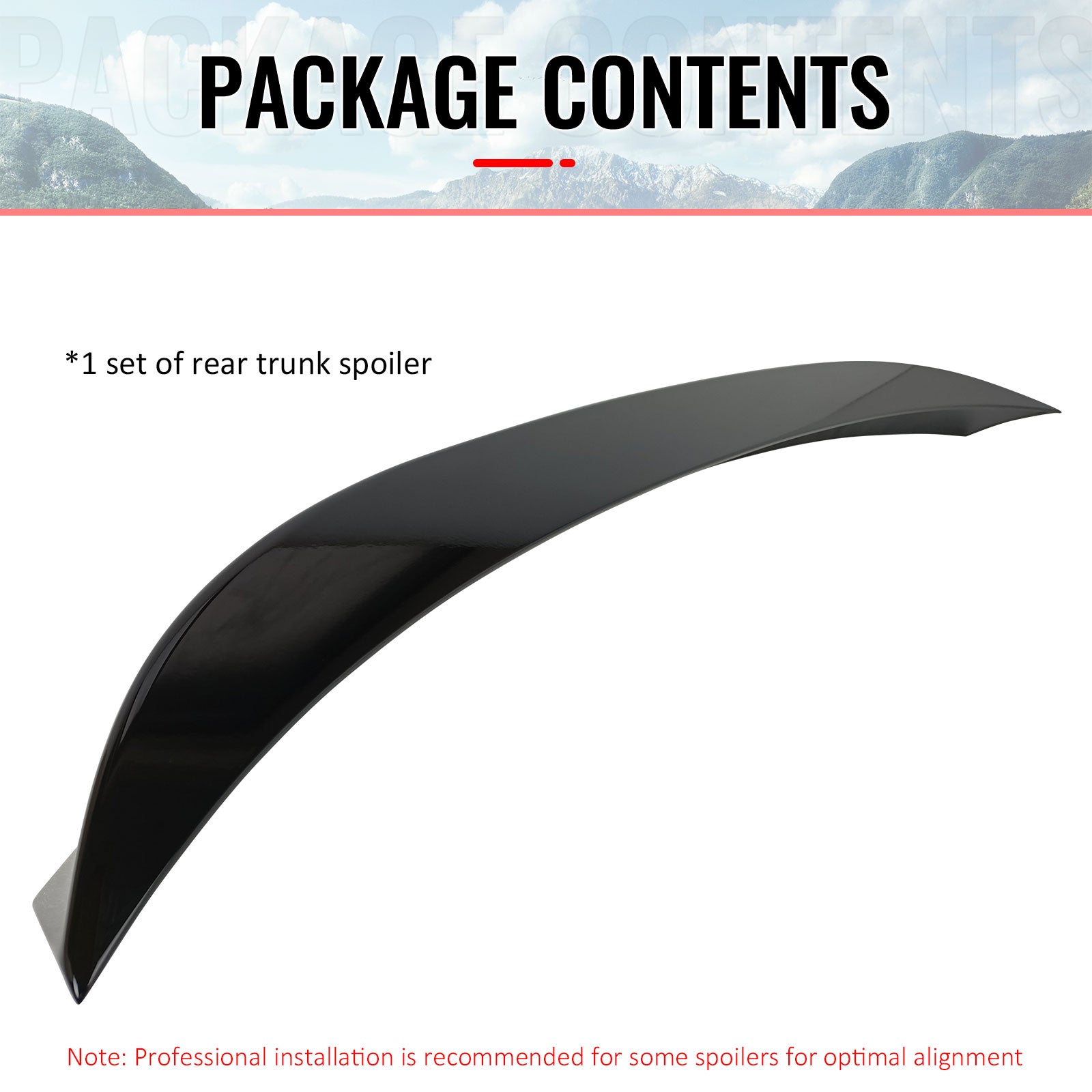 Fits 11-16 F10 Sedan AC Painted Trunk Spoiler #A76 Deep Sea Blue Metallic