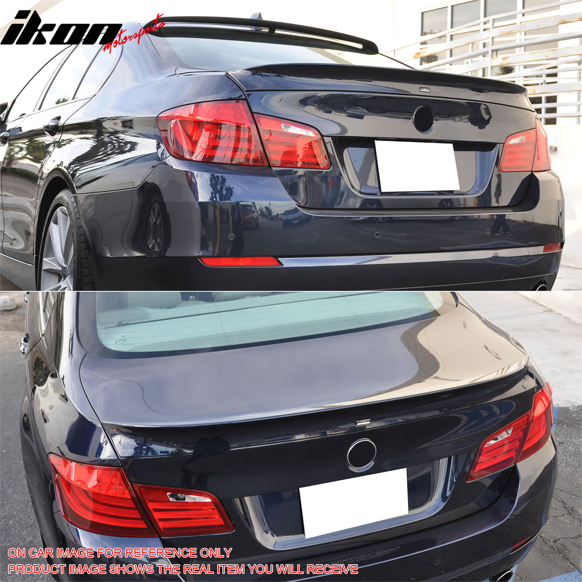 Fits 11-17 BMW F10 5 Series Sedan AC Style Trunk Spoiler ABS Painted #A76 Red