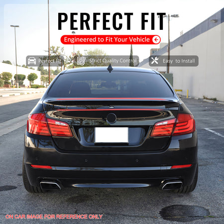 Fit 2011-2017 BMW F10 5-Series 4-Door Sedan Trunk Spoiler Painted #A89