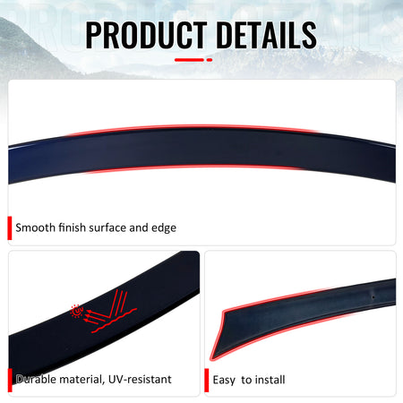 Fits 11-17 BMW F10 5 Series Sedan AC Style Trunk Spoiler ABS Painted #A89 Blue