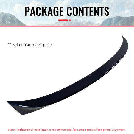 Fits 11-17 BMW F10 5 Series Sedan AC Style Trunk Spoiler ABS Painted #A89 Blue