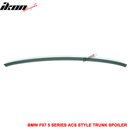 Fits 10-15 BMW F07 5 Series 535i GT HB AC Unpainted ABS Hatchback Trunk Spoiler