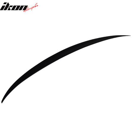 Fits 11-17 BMW F10 5-Series Trunk Spoiler M5 Style Rear Deck Wing ABS #416 Black