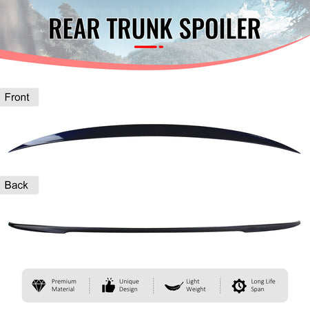 Fits 11-17 BMW F10 5-Series Trunk Spoiler Performance Style Rear Wing #A89 Blue