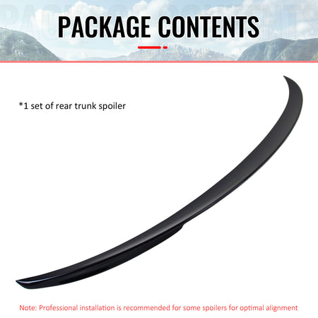 Fits 11-17 BMW F10 5-Series Trunk Spoiler Performance Style Rear Wing #A89 Blue