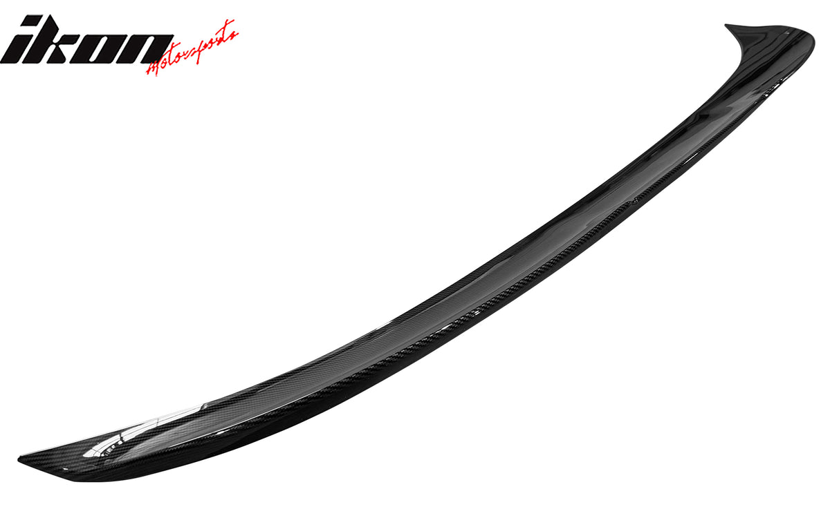 Fits 11-17 BMW F10 5-Series Sedan PSM Style Trunk Spoiler Lip Carbon Fiber Print