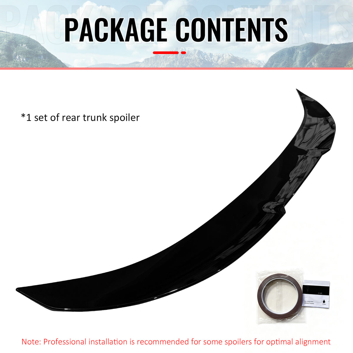 Fits 11-17 BMW F10 5-Series Sedan PSM Style Rear Trunk Spoiler Wing Gloss Black