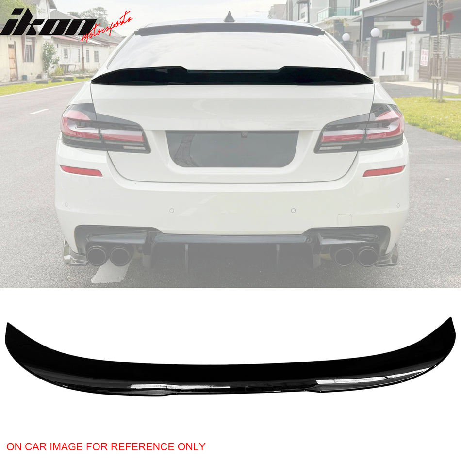 2011-2017 BMW F10 5-Series Sedan PSM Style Gloss Black Trunk Spoiler