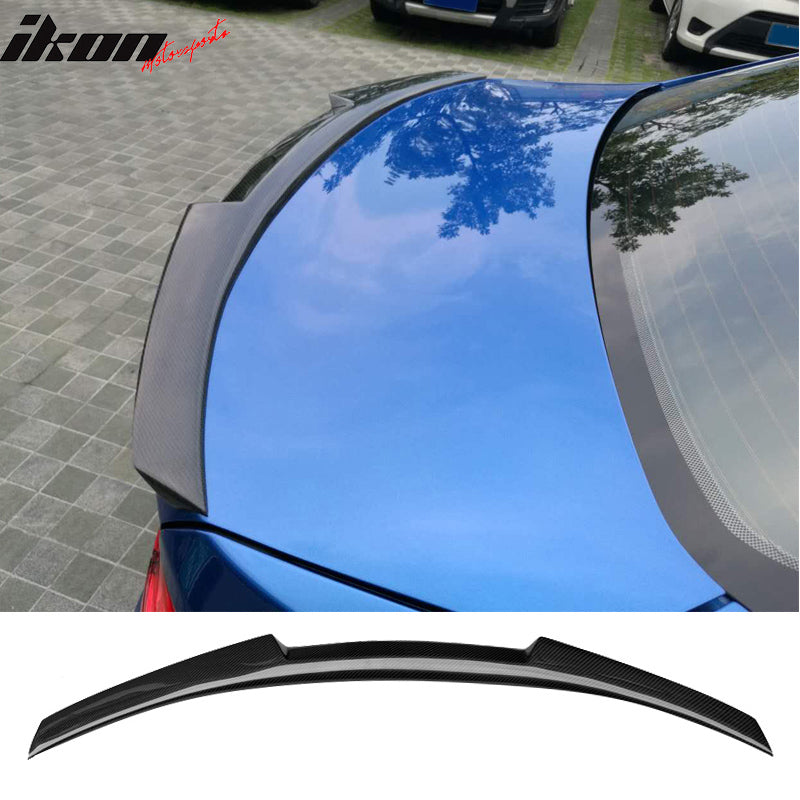 F10 Carbon Fiber M4 Style Rear Trunk Spoiler Wing For BMW F10 F11