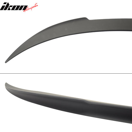 Fits 12-19 BMW F13 6 Series Coupe V Style Rear Trunk Spoiler ABS Matte Black