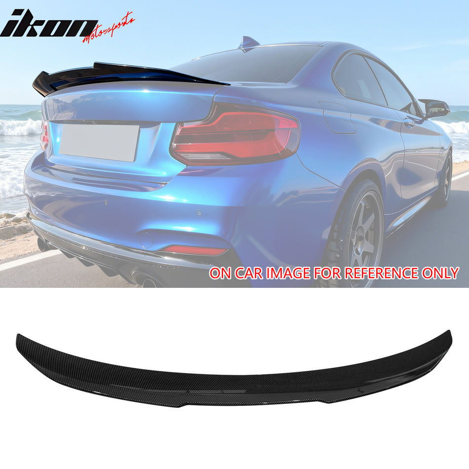 2014-2021 BMW F22 2-Series Coupe PSM Carbon Fiber Print Trunk Spoiler