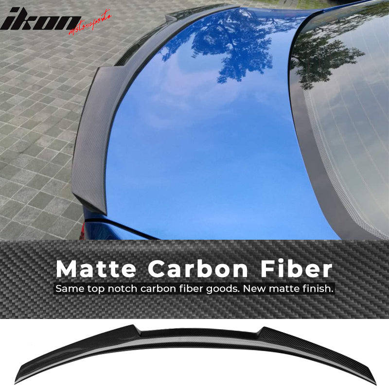 2014-2021 BMW 2-Series F22 M4 Style Trunk Spoiler Matte Carbon Fiber