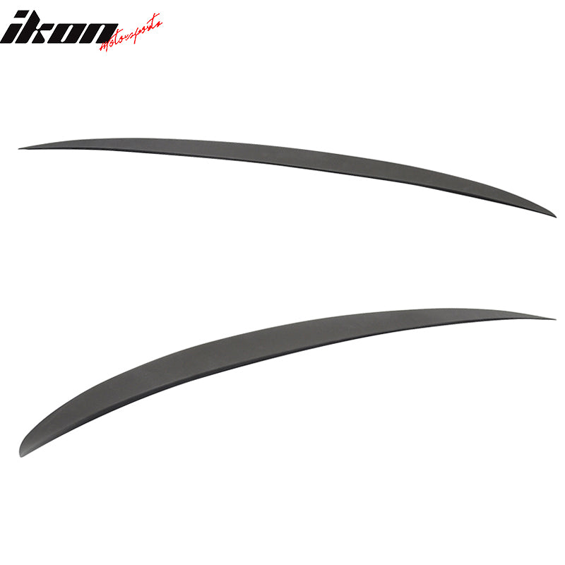Fits 12-18 BMW F30 3-Series Sedan Performance Style Trunk Spoiler Matte Black